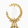 Cup 177C, award figure, gold, plastic stand, 32.6 × 9 × 8 cm.