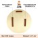Wooden round shield "Warrior in a mask"