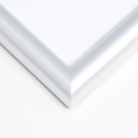 Photo frame plastic "Mira" 29.7x42 cm, (a3) ​​silver (plastic screen)-1