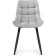 SHELS on a metal frame Chelsea Metal/velor, black/light gray 50x60x80 cm