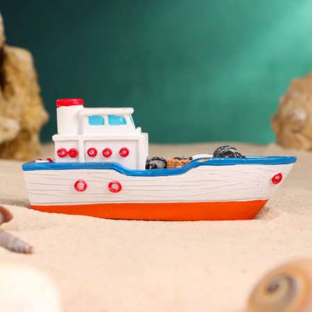 Souvenir ship "Fisherman" 10cm-3