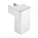 Bowl Holder Zein Z90, square, plastic, chrome