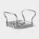 Vegetable Government Steel, 3 nozzles, stainless steel, white color
