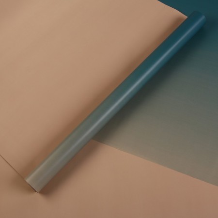 Matte Film Bilateral "gradient", beige malachite, 0.5 x 10 m