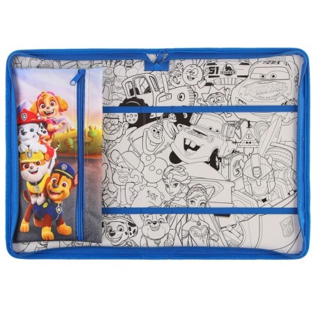 A4 labor folder with a pencil case, on a zipper, textiles, puppy patrol-6