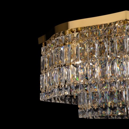 Ceiling light MayToni Dia005CL-06G, 6HE14, 60W, 45x45x25 cm, color gold-10