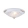 Ceiling light MayToni C907-CL-02-W, 2HE14, 40W, 33x33x11 cm, white color with gold
