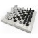 Shakhmat checkers, large, gray color