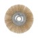 Metal brush for Ushm scrap, flat, landing 22 mm, 175 mm