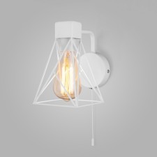Wall lamp EUROSVET TRAPPOLA 70107/1, E27, 1x60W, 120x190x190 mm, white color