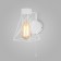 Wall lamp EUROSVET TRAPPOLA 70107/1, E27, 1x60W, 120x190x190 mm, white color