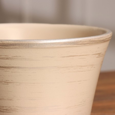Flower pot "Siena" gray silver 0.8 l-2