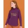 Jumper for girls, height 116 cm, burgundy color