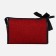 Cosmetic bag with a zipper, with lining, burgundy color