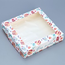 Confectionery packaging, a box with lamination 