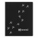 Notebook 48l Total Black. Not, regional design cards, stencil Print, BLPS, 5V MIX