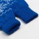 Female mittens, blue color, size 18