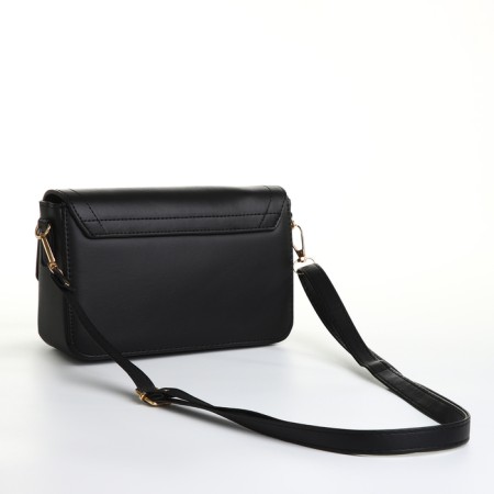 Bag Women's Messenger on Magnet, Black Color-1