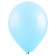 Latex ball 12 ", pastel, set 100 pcs., The color of light blue