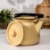 Enamged kettle, 3.5 l, without decolleys, beige color
