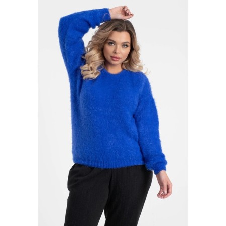 Female jumper, size 56, blue color-2