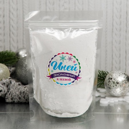 Human -adhesive for decor "Flock Effect" 120 g, white color
