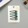 Invisible hair "Hadley" (set 4 pcs) 5 cm, green