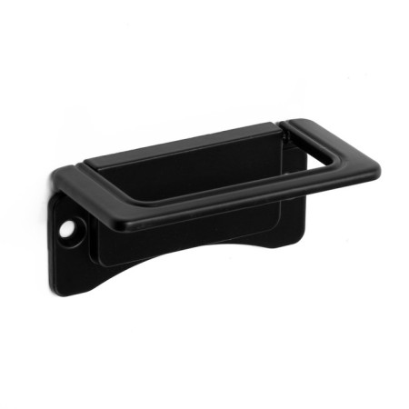 Handle button Cappio RK132 furniture, black color-3