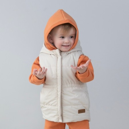 Beginning children's insulated kinderlitto "country", height 86-92 cm, ivory color-8