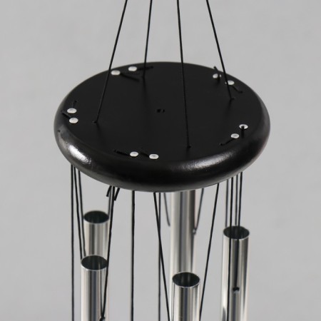 Wind Music Metal, tree "Crystals" 5 tubes 60x9x9 cm-1