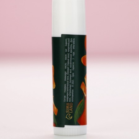 Lip balm, 10 g, aroma of tangerine, pure happiness-4