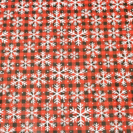 Glossy packaging paper "Snowfall", 70 x 100 cm, 1 sheet-3
