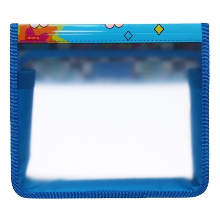 A5 notebook folder (240 x 205 x 40 mm), with Velcro valve, plastic/textiles, Hatber "Smeshariki"-2