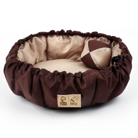 Lesser for cats and dogs two-sided with a toy "Coffee with milk" 50-30x12 cm-2