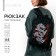 Backpack School Textile "Dragon", 38x14x27 cm, black color
