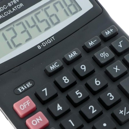 Desktop calculator, 8 - discharge, SDC - 878V-3