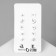 Classes 6 pairs "Shar" contour, black and white color in silver