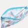 Cosmetic bag-penete on zipper, PVC, blue color