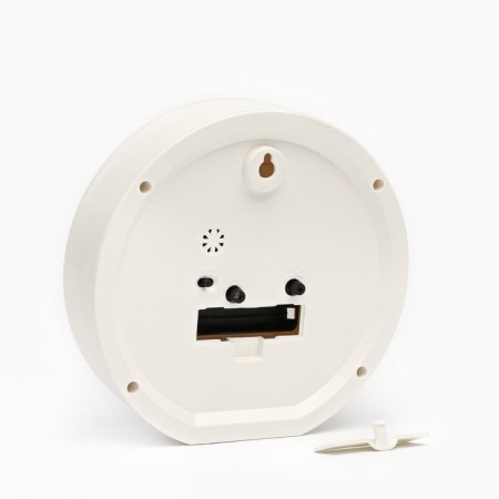 Clock - desktop an alarm clock, discrete move, dial 15 cm, 16.5 x 16.5 cm, aa-2