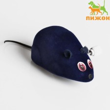 Clockwork mouse, 7 cm, dark blue