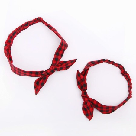 A set of dressings on the head for mom and daughter "Cell", 2 pcs.-1