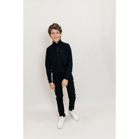 Jumper for boys, height 110-116 cm, dark blue color-2