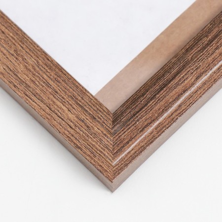 Photo frame 24x30 cm pine, No. 1 Mokko, 17 mm (plastic screen)-1