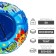 Winter Star Dino Tubing Wheel, LED lighting, case diameter 83 cm