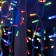 Garland "fringe" 3 x 0.9 m, IP65, UMS, white thread rubber, 232 LED, glow of Multi, 220 V