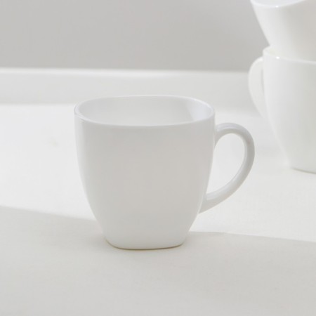 Service table Luminarc Carine White & Black, glass ceramics, 30 objects, white and black color-6