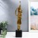 Souvenir Polystone Series Musicians "Smugusist" Gold 47x8x8 cm