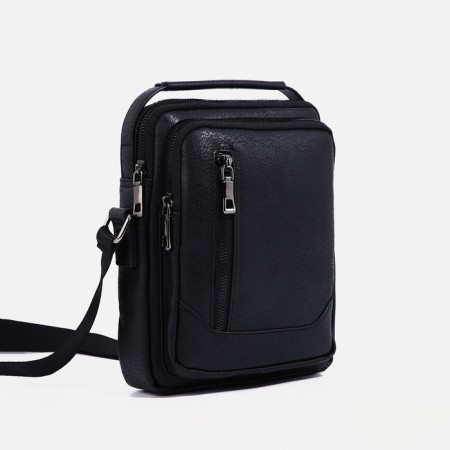 Male bag, black color-1