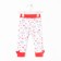 Pants children, white color/kittens, height 62 cm