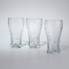 A set of glass glasses Pasabahce Coca Cola, 350 ml, 3 pcs